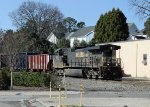 NS 9735 leads train P41 into Glenwood Yard